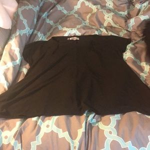 Black flowy dress top